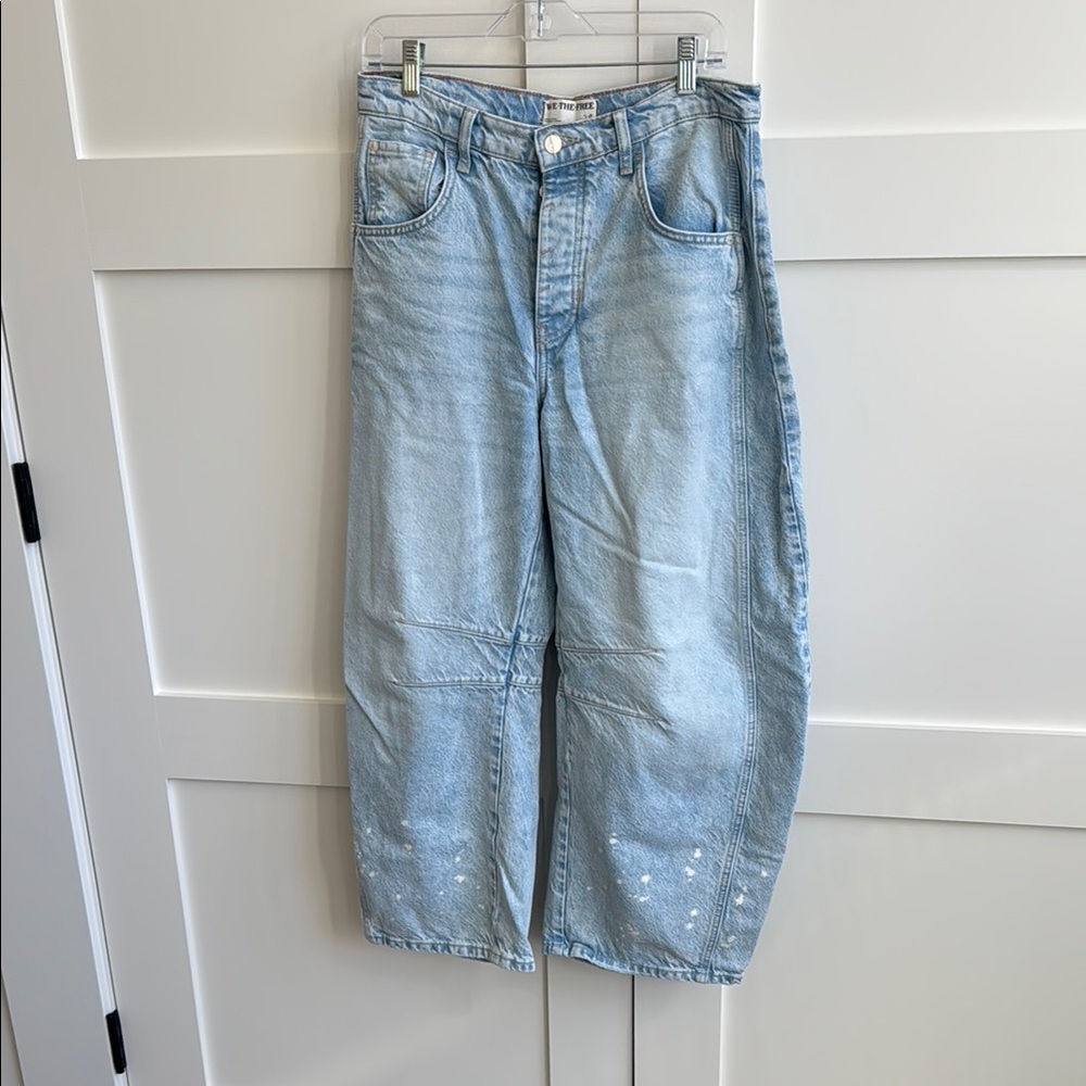 We The Free Barrel Light Blue Denim Jeans